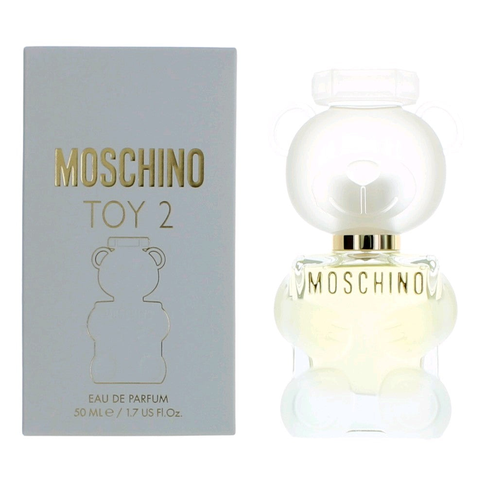 Bottle of Moschino Toy 2 by Moschino, 1.7 oz Eau De Parfum Spray for Women